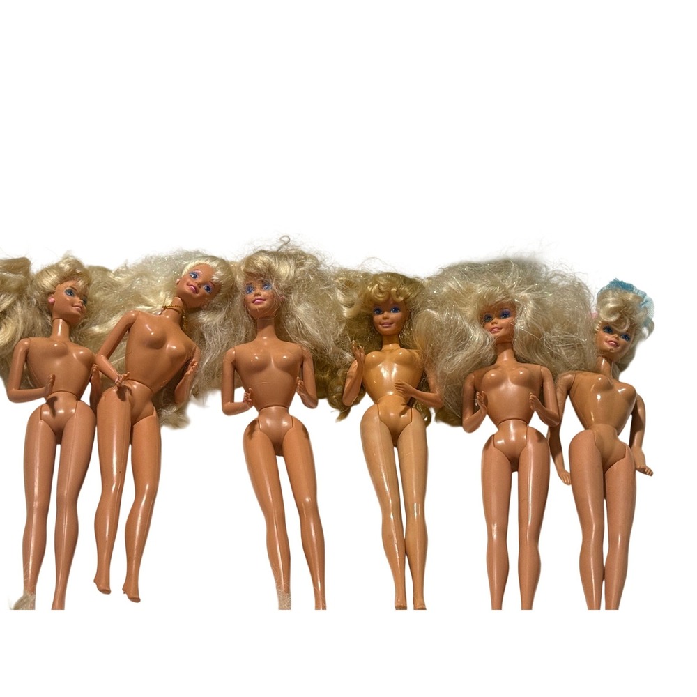 Vintage Mattel Barbie Doll Lot of 6 Blonde Superstar Malasya 1966